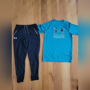 Under Armour Black Sweatpants for Kids